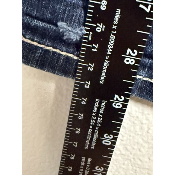BKE Sabrina Stretch Bootcut Jeans Size 26R X 31.5 Western Grunge Denim Stitching - Picture 11 of 14